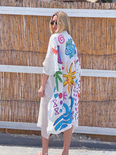 Load image into Gallery viewer, SOLEIL HANDPAINTED KAFTAN
